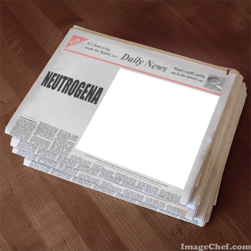 Daily News for Neutrogena Fotomontage