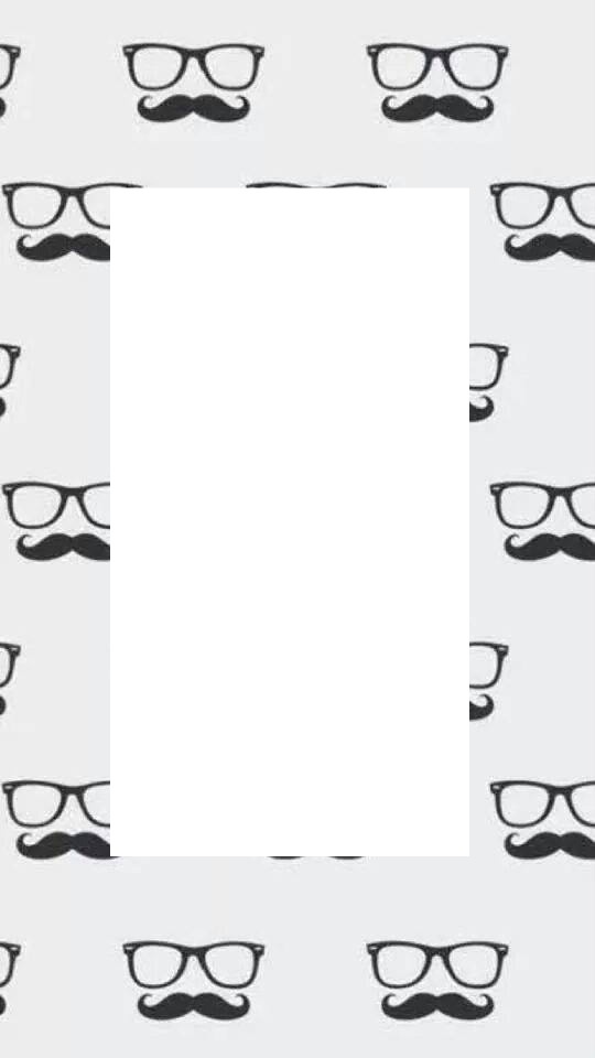 lunette mustache Fotomontáž
