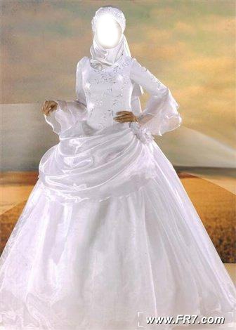 robe de mariage Fotomontaža