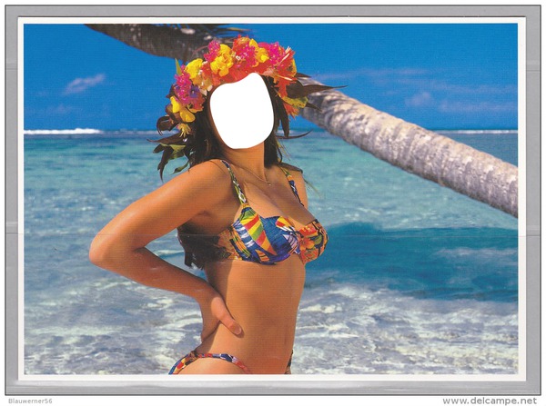 tahitienne Photo frame effect