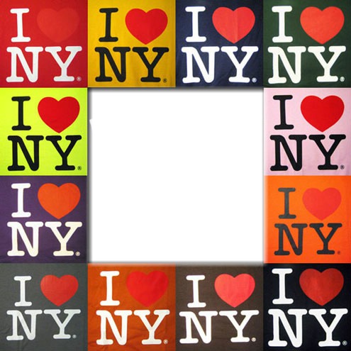 I ♥ NY Photo frame effect