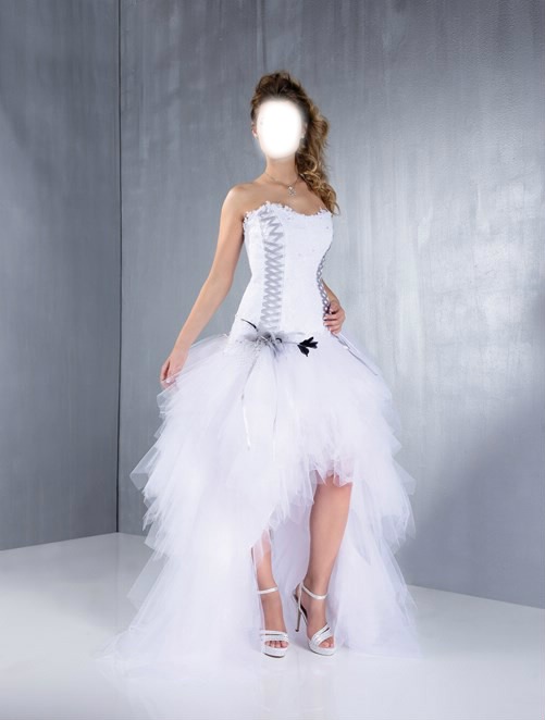 robe de mariée Fotomontaż