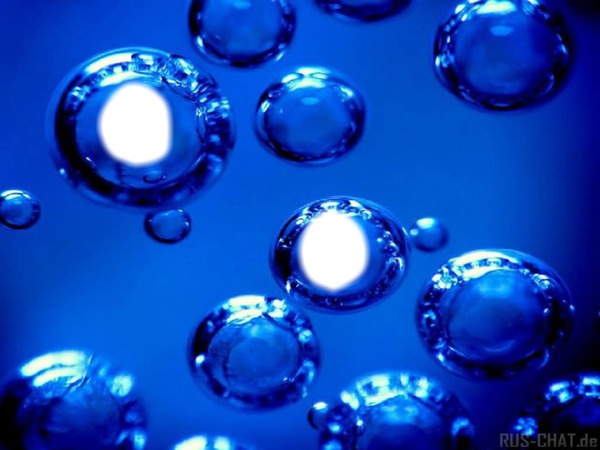 bulles d'eau 2 Фотомонтаж