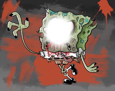 bob esponja zombie Montaje fotografico