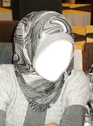 Modern Jilbab Photo frame effect
