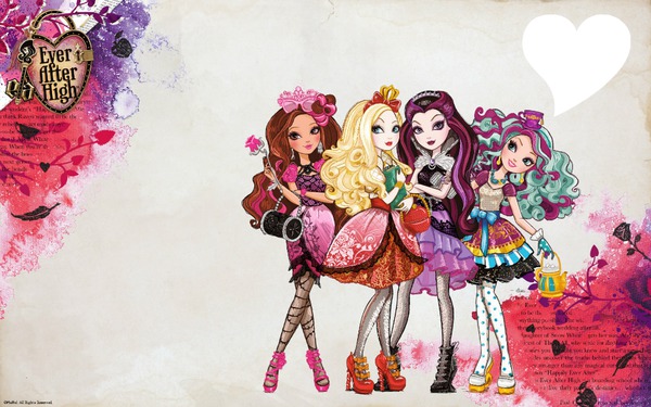 ever after high Fotomontaggio
