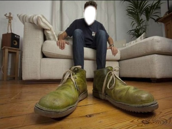 chaussures Fotomontagem