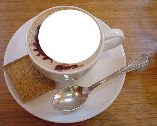 cafe con Chayanne Fotomontagem