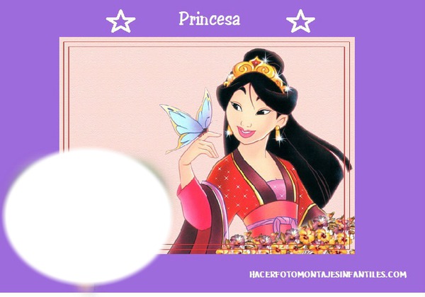 Princesa Mulan Fotomontagem