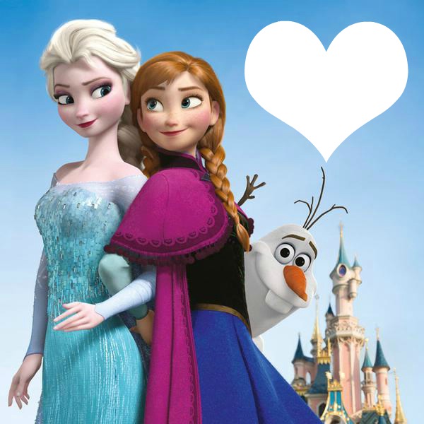 Anna elsa olaf Montage photo