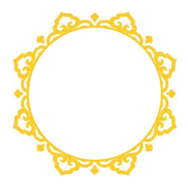 circulo amarillo Montaje fotografico