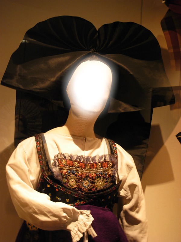 Costume folklorique alsacien Fotomontažas