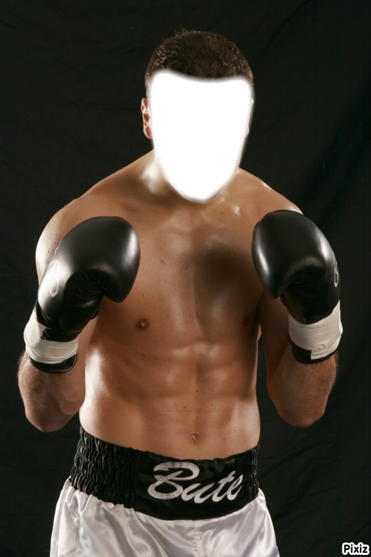 boxeur Fotomontaža