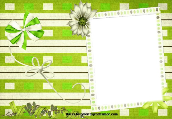 marco verde Fotomontaggio