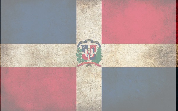 bandera dominicana Photo frame effect