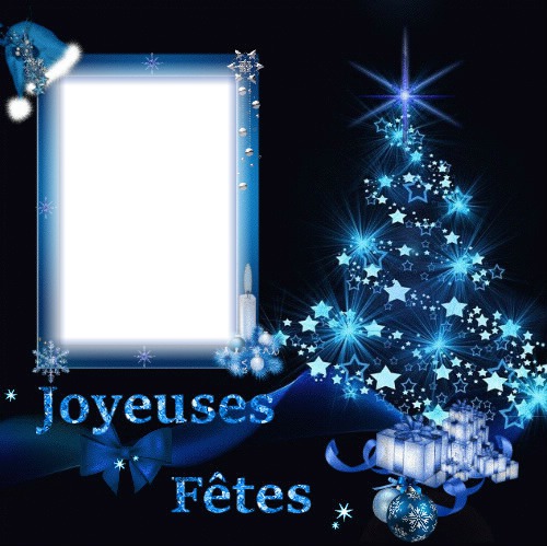 1 photo joyeuses fêtes Noël iena Fotomontage