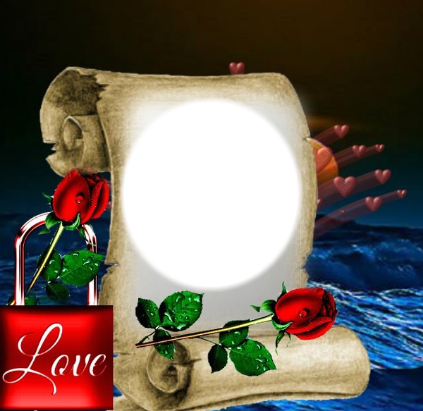 love love Photo frame effect