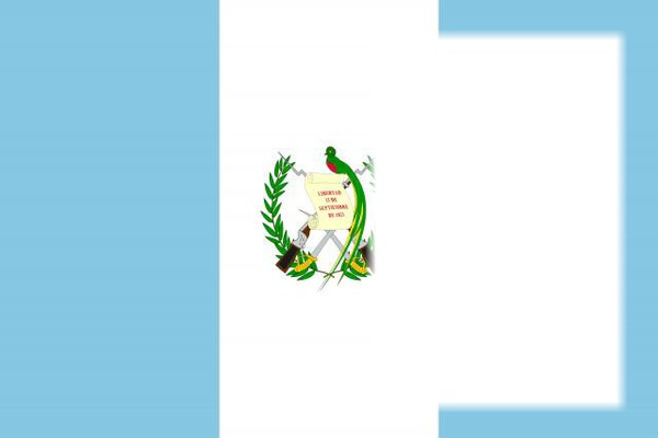 Guatemala flag Photo frame effect