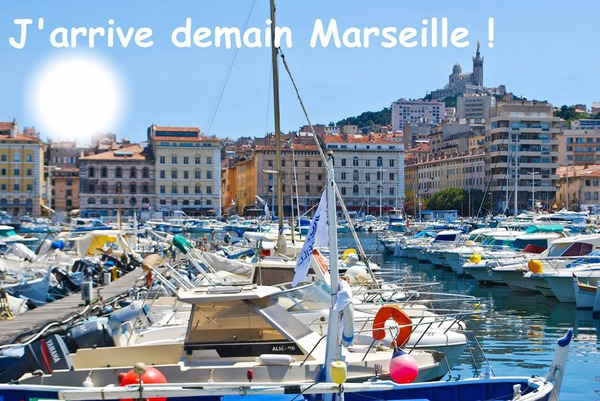 A demain Marseille ! Fotomontagem