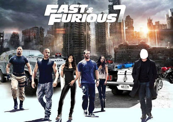 fast and furious7 Fotomontage