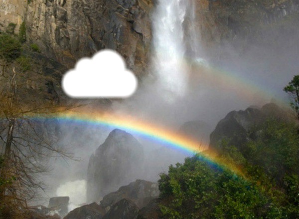 rainbow Photo frame effect