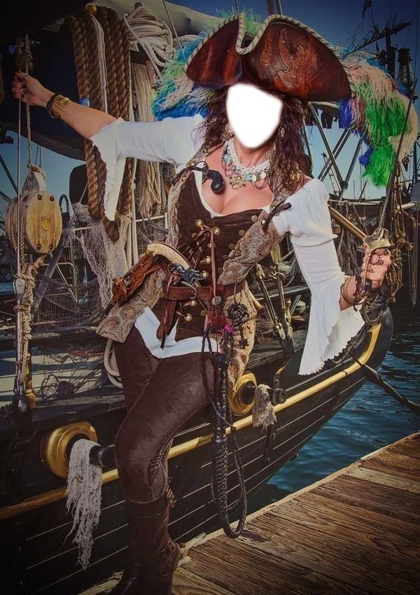 Femme Pirate Fotomontage