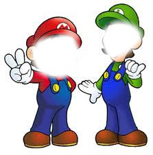Mario, et Luigi.♥ Fotomontage