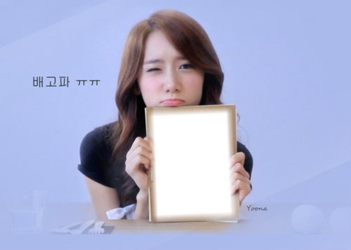 Yoona cute Photo frame effect