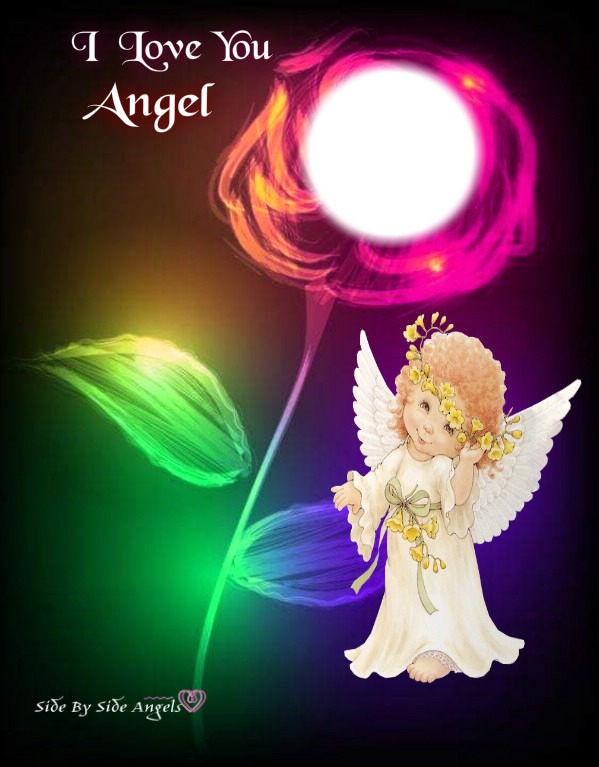 I LOVE YOU ANGEL Montage photo