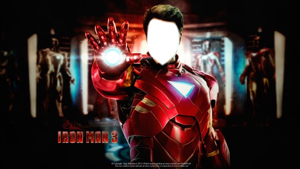 iron man Fotomontasje