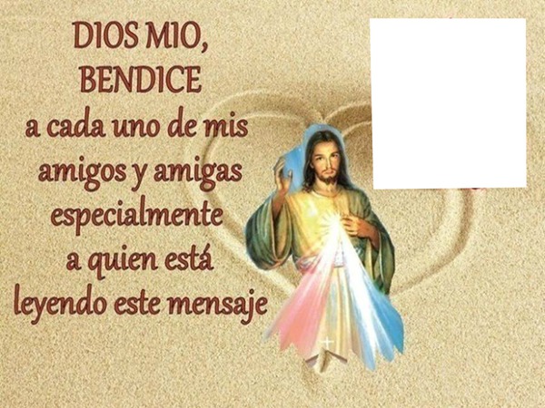 Dios bendice Photomontage