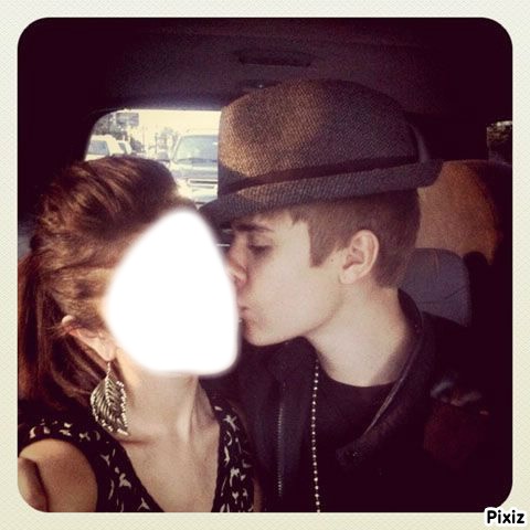 Justin bieber t'embrasse Montaje fotografico