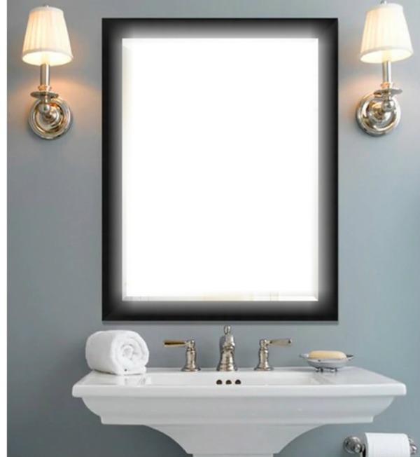 Bathroom Mirror Montaje fotografico