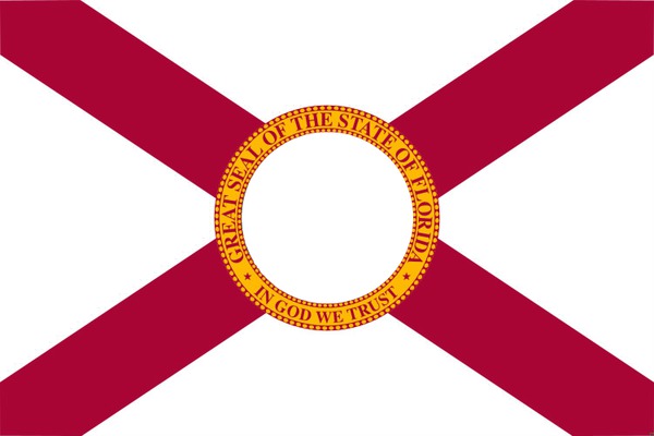Florida flag フォトモンタージュ