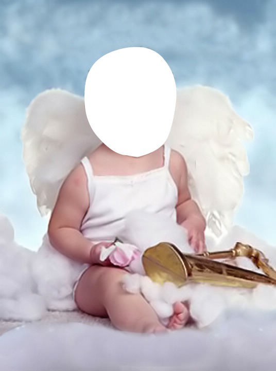 bébé ange Fotomontáž