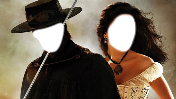 The mask of Zorro Fotomontage