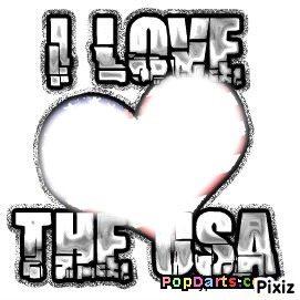 I love USA Fotomontāža