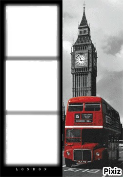 Londres 3 photos Fotomontage