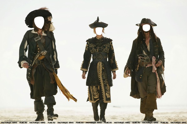 Piratas del caribe Fotomontage