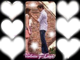 Violetta y Leon Photo frame effect