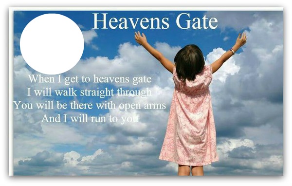 heaven gates Photo frame effect