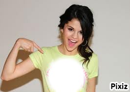 Selena Gomez tee whirt Фотомонтажа