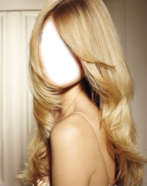 blonde Photo frame effect