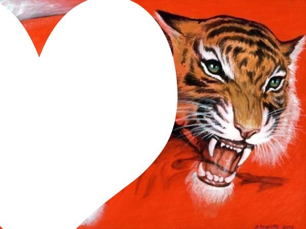 le tigre de malaisie Fotomontagem