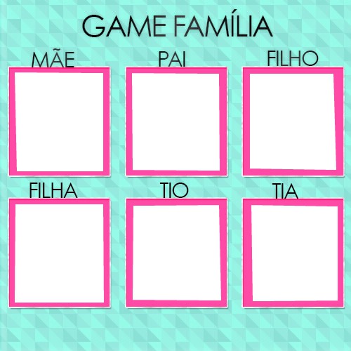 Game Família Fotomontáž