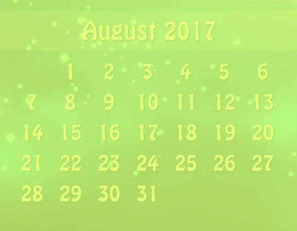 August 2017 Photo frame effect