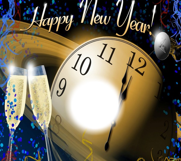 Happy New Year Photo frame effect