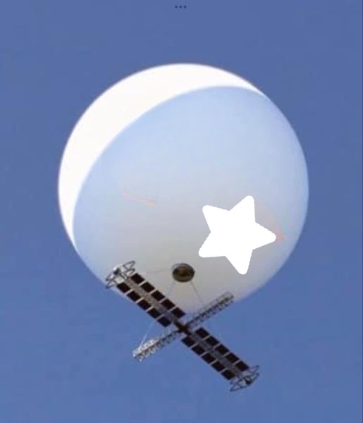 Ballon météo Fotomontāža
