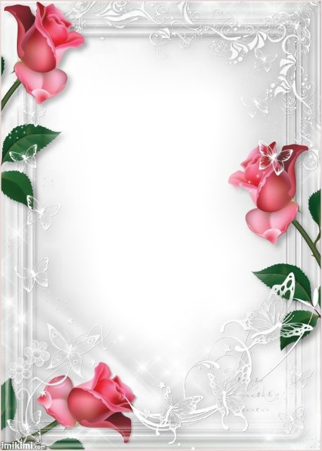 roses frame Φωτομοντάζ