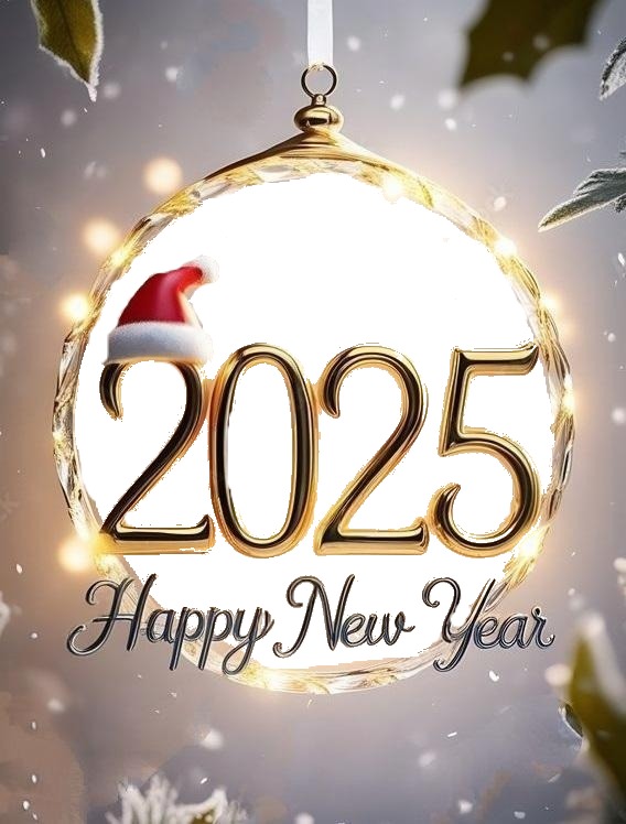 Happy New Year 2025 Design Template Pixiz